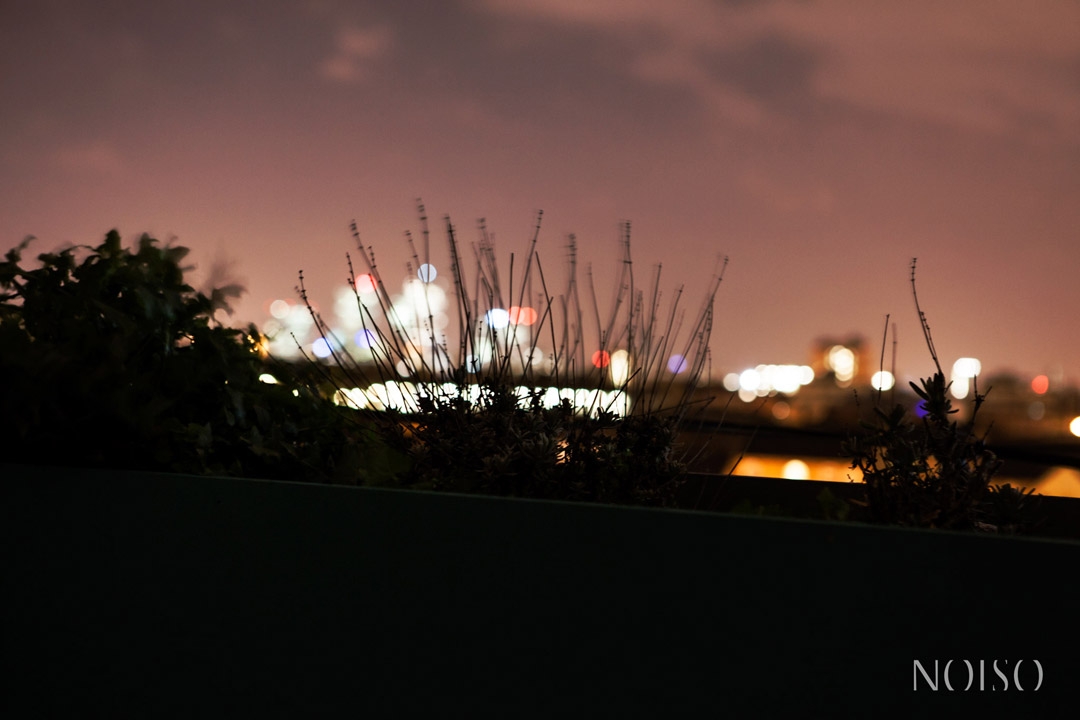 on top of the building